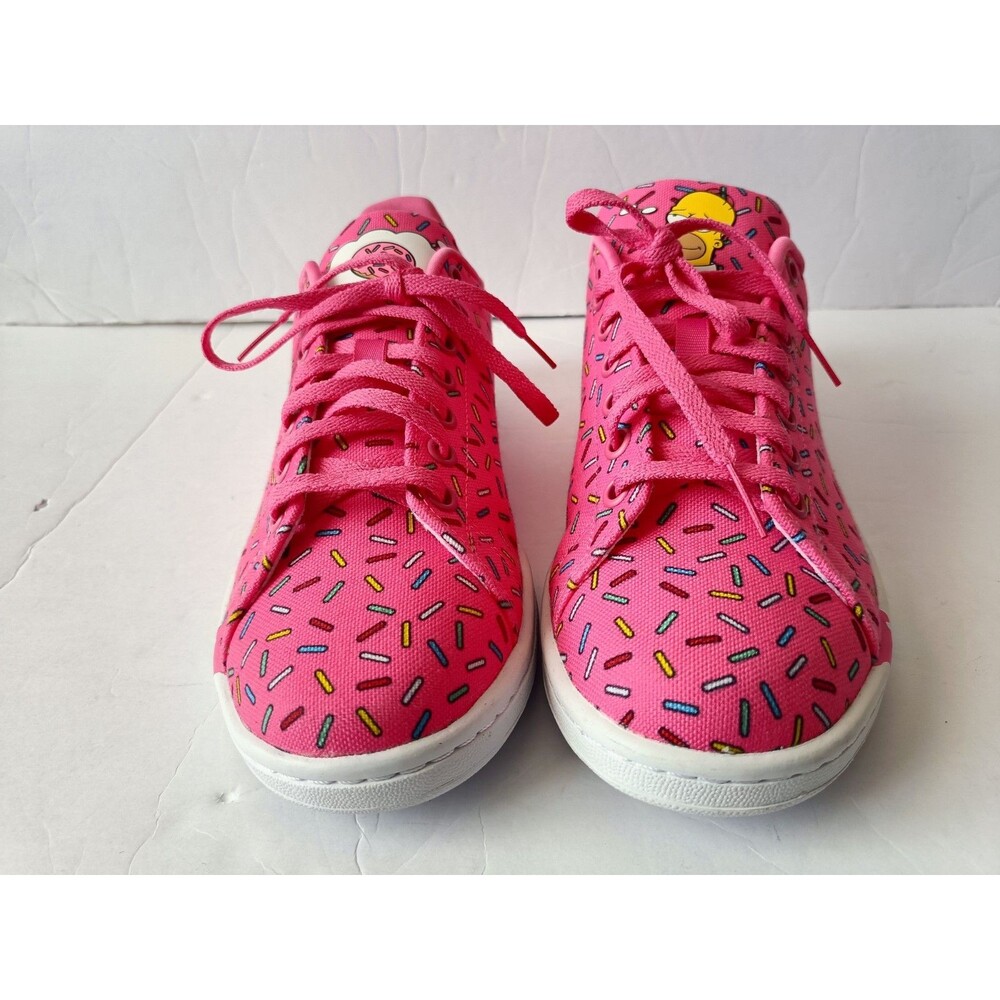 Adidas x The Simpsons Stan Smith J 'Donut Sprinkles Women's Size 7 GV7950 - Picture 1 of 9